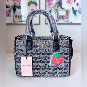 JUICY COUTURE Bag Freshly Picked Satchel - Black Strawberry
